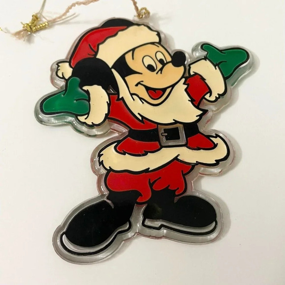 Vintage Lot of 4 Mickey  Minnie Mouse Disney Plastic Sun Catchers Ornaments - Picture 9 of 15